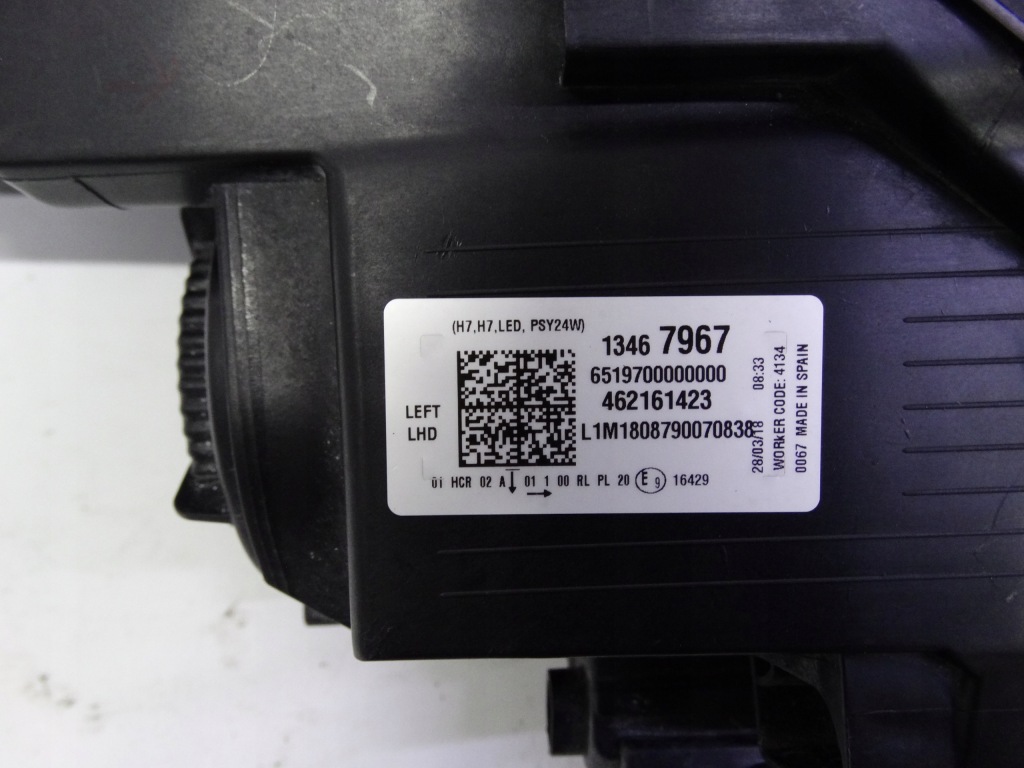 Opel crossland x 2017-2020 фара левая обычная + led 13467967 оригинальная Недорого