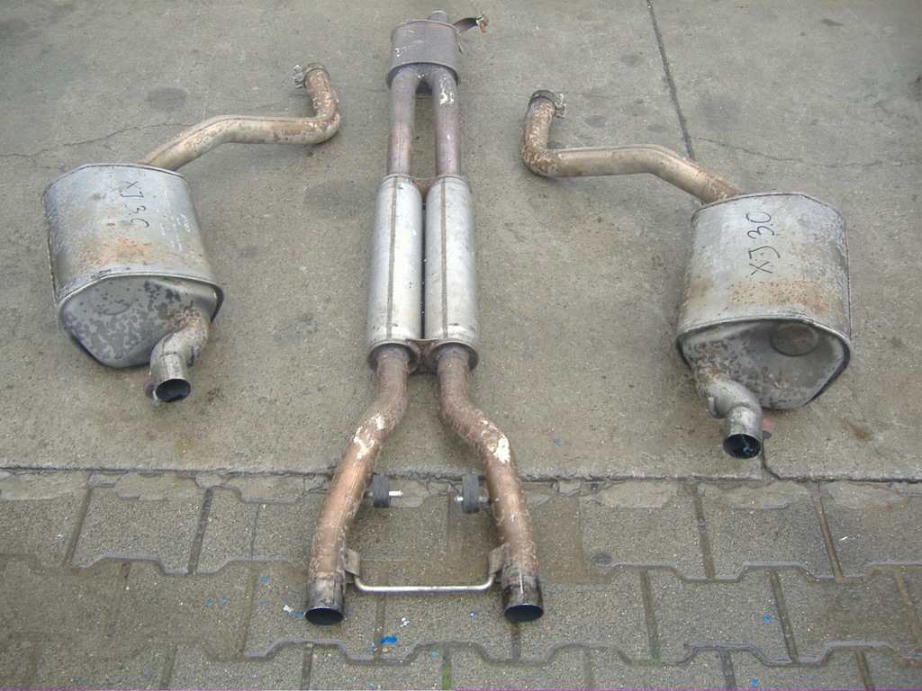 фото №1, Jaguar xj x351 гаситель средний труба выхлопная