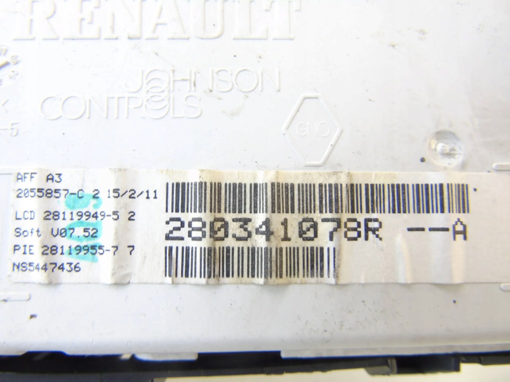 фото №4, Дисплей екран renault wind 280341078r