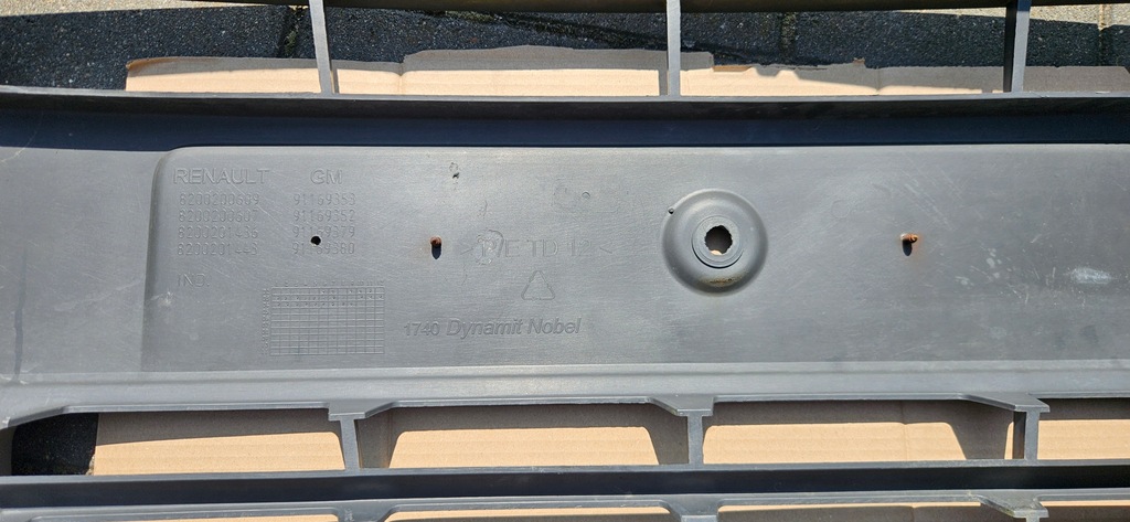 фото №11, Renault trafic ii x83 бампер передний 8200200607 91169353 8200201436
