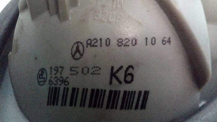 Лампа правая задняя mercedes e290 с Разборки