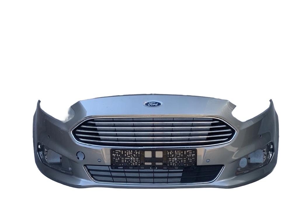 фото №1, Ford s-max 2 15- бампер перед передний решётка радиатора хром