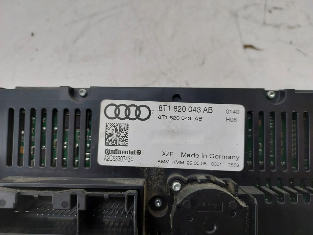 фото №5, Audi a4 b8 a5 панель кондиціонера 8t1820043ab