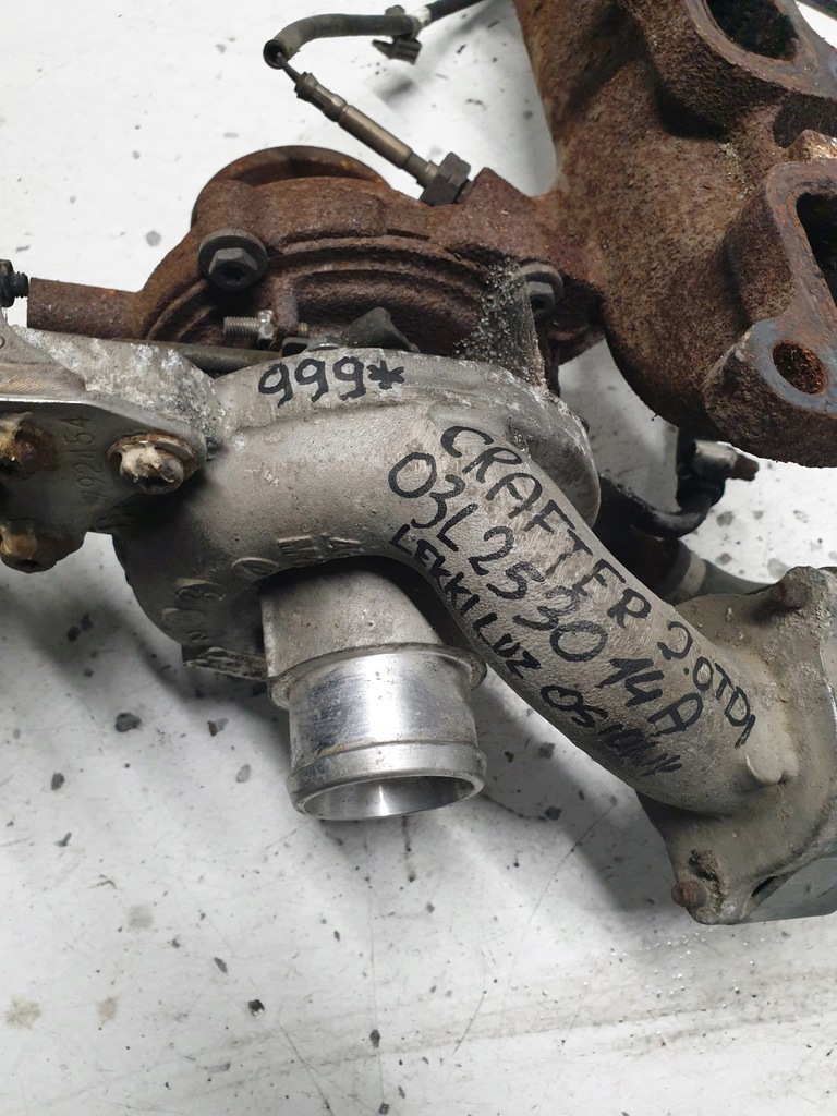 фото №6, Turbo турбина турбонагнетатель vw crafter 2.0 tdi 03l253014a