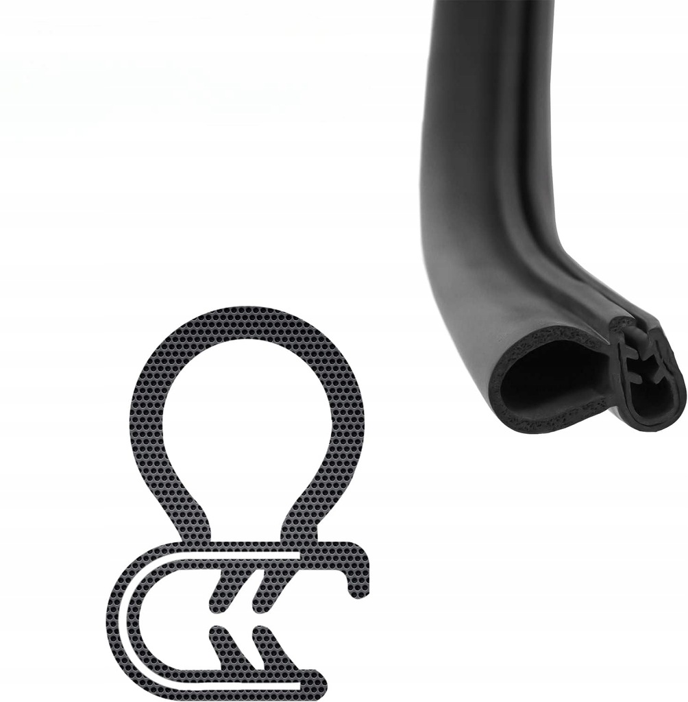 фото №9, Універсальна прокладка do двері автомобільних, 6 m, гумовий прокладка do