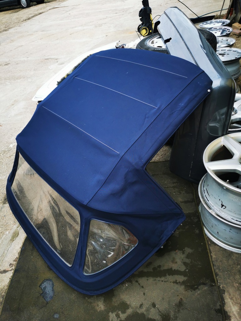 фото №6, Крыша мягкая крыша мягкий крыша niebieski каркас granatowy mercedes r107 sl107