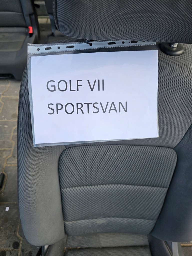 фото №10, Vw golf 7 sportsvan сидіння комплект сидінь
