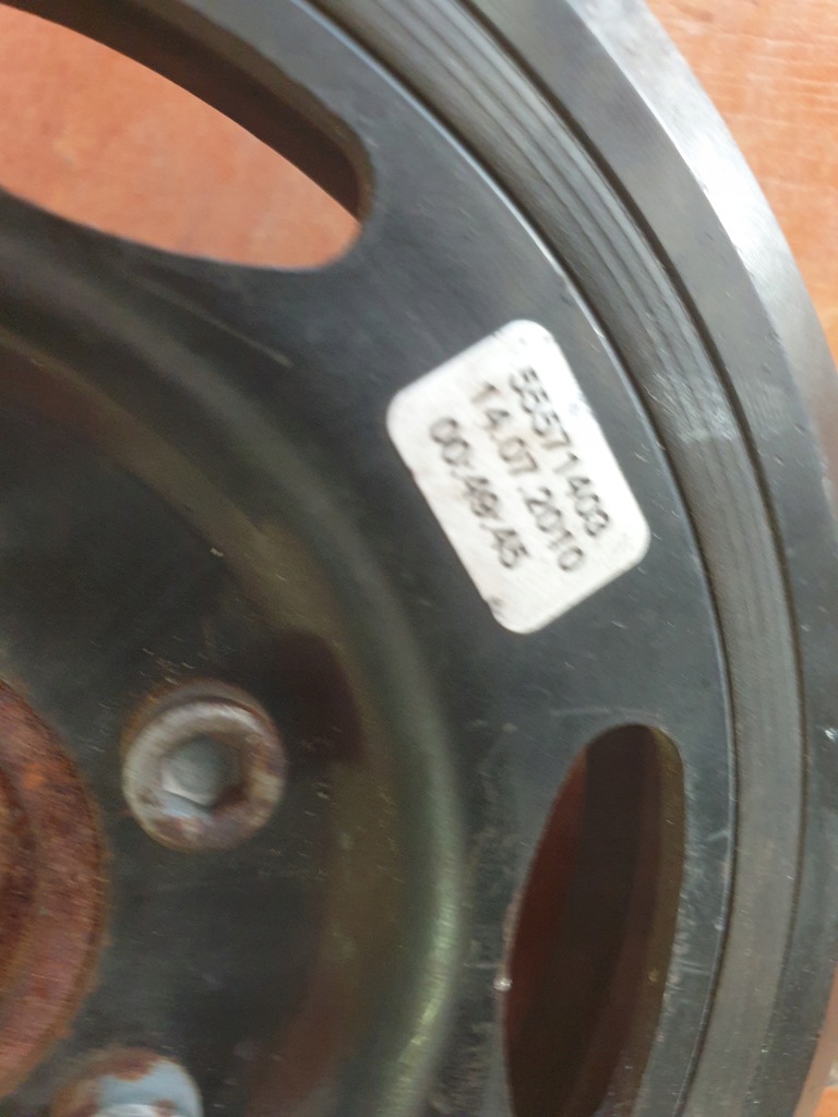 фото №3, Astra insignia шків колінчастого вала 722554909