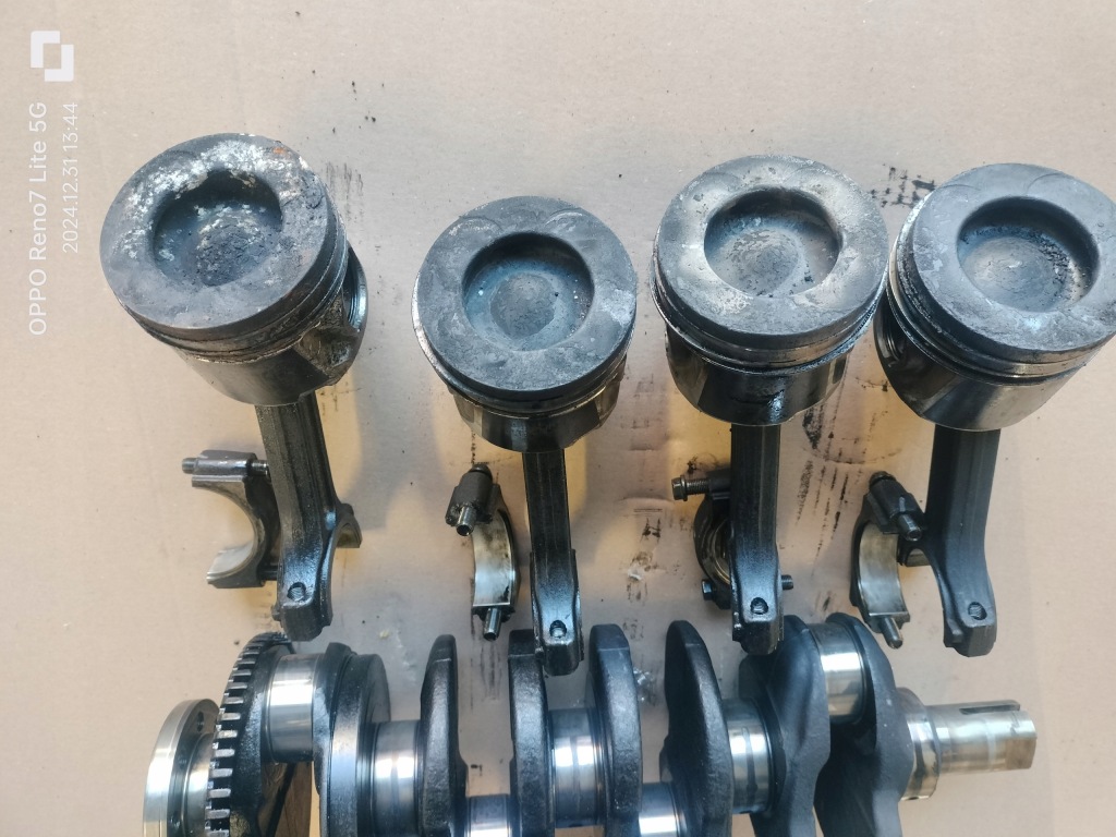 Wał поршні renault master 2.3 dci m9t 706 m9td706 biturbo wał колінчастий Зі Шроту