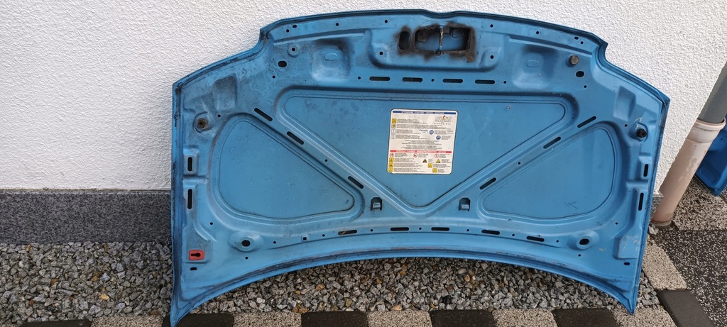 фото №5, Капот кришка двигуна fiat panda ii 2 oe. пошкоджена lak 793