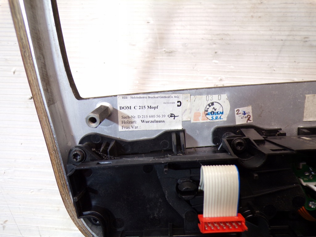 Рамка декоративна важіль перемикання передач  вибірник mercedes w215 cl рестайлінг  2156805639 під  радар в Україні