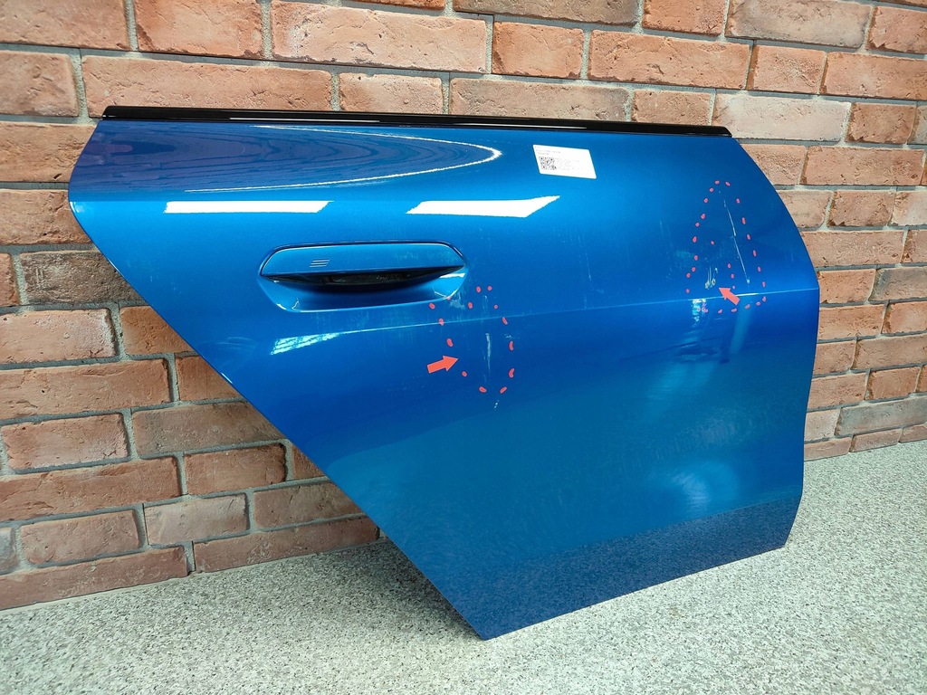 фото №9, Bmw 4 i4 g26 дверь правый задняя правое задние цвет c31 potimao blau