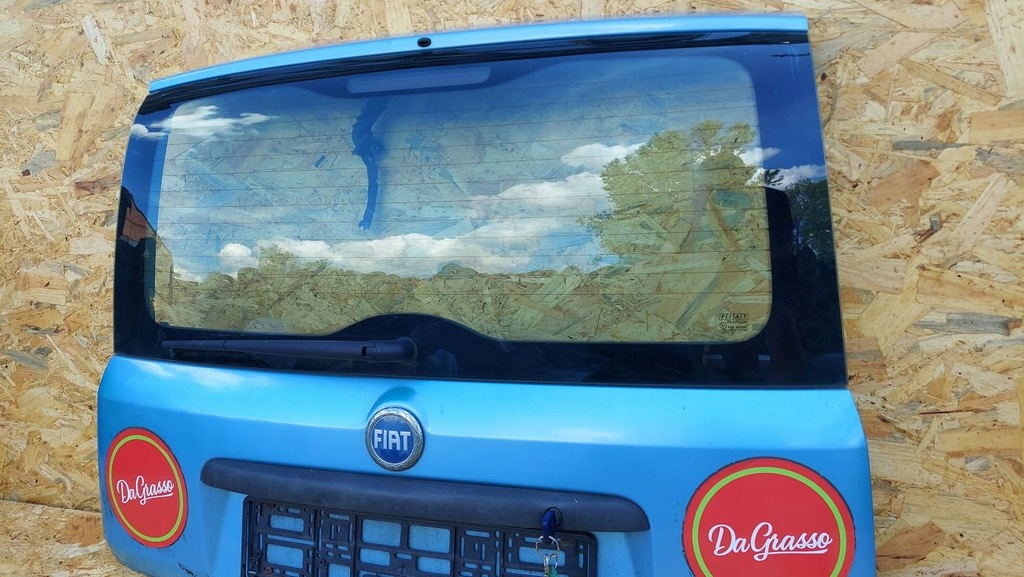 фото №5, Кришка багажника задня задня скло замок ключ fiat panda ii 2