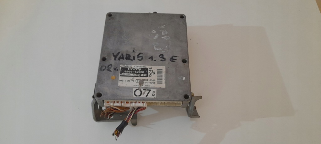 фото №1, Бортовой компьютер двигателя toyota yaris 1.3 vvti