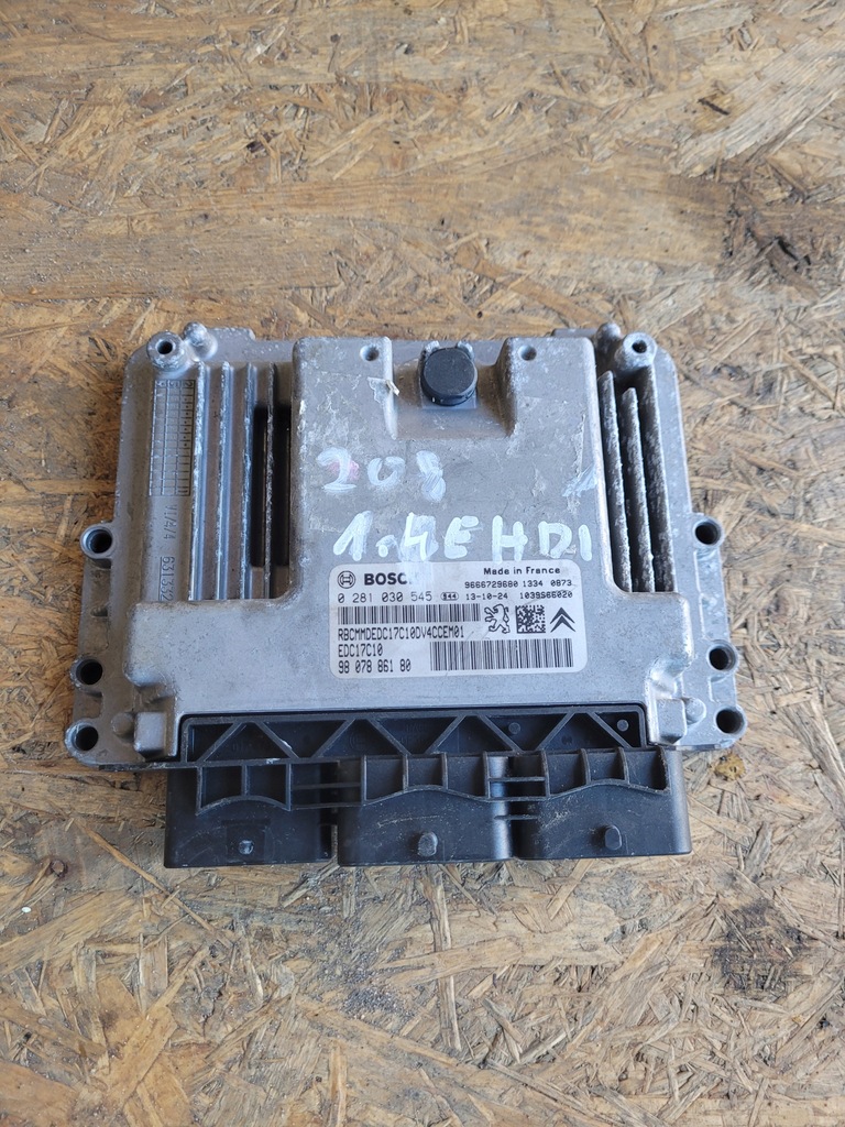 фото №1, Бортовий комп'ютер двигуна psa 9807886180