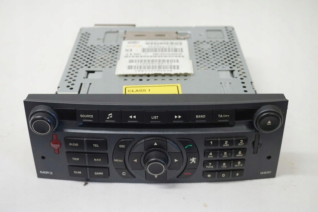 фото №1, Радио peugeot 407 rt3 n3 96632912xa