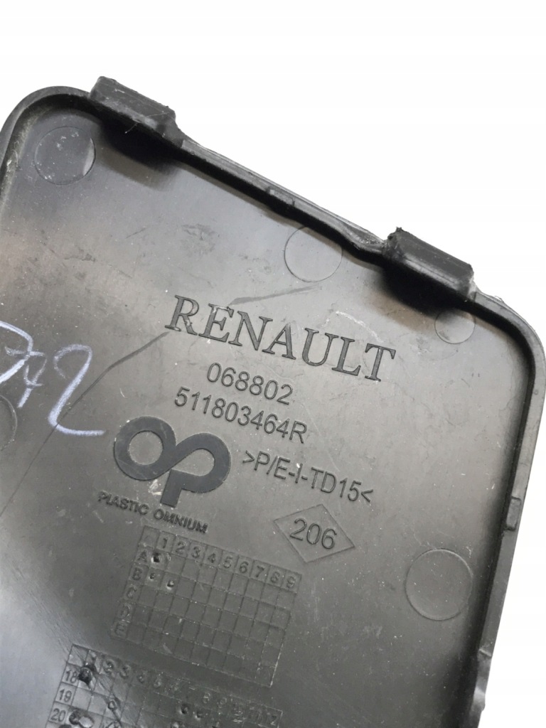 фото №6, Заглушка фаркоп бампера renault master 511803464r db