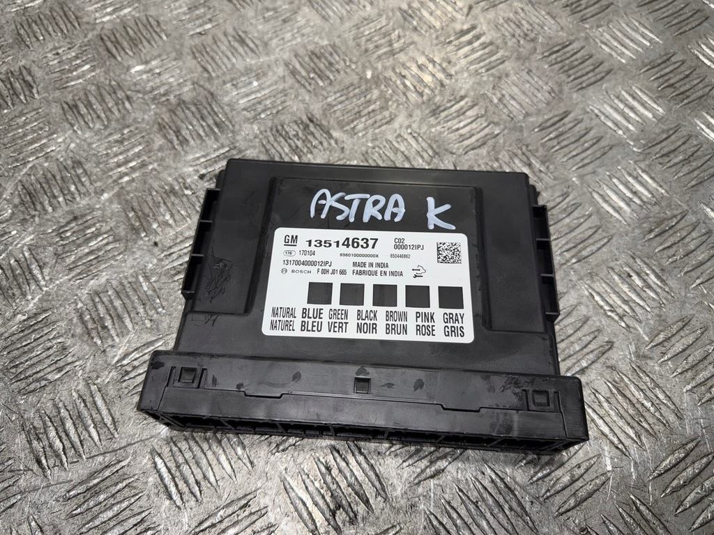фото №1, Opel astra k v модуль блок керування комфорту 13514637