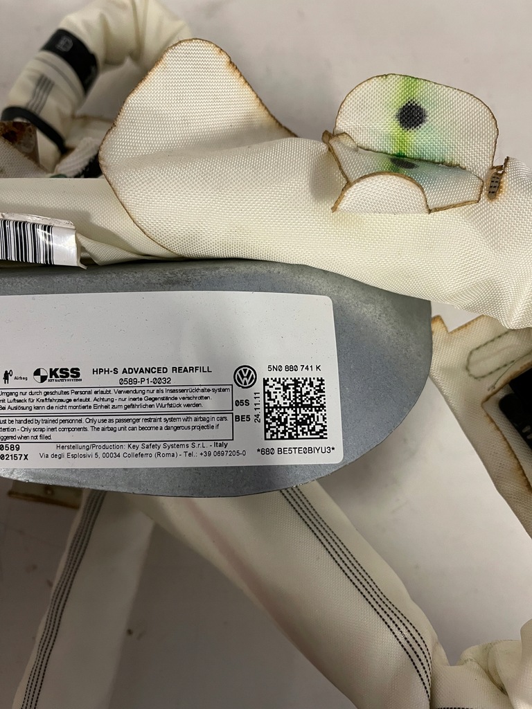 фото №7, Шторка безпеки ліва vw tiguan i 5n0880741k orginał