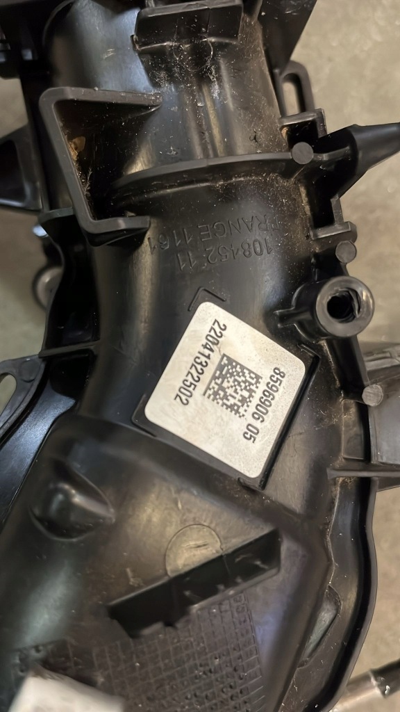 Bmw f40 f48 f55 b47b 8596906 коллектор впускной с дроссельная заслонка с Разборки