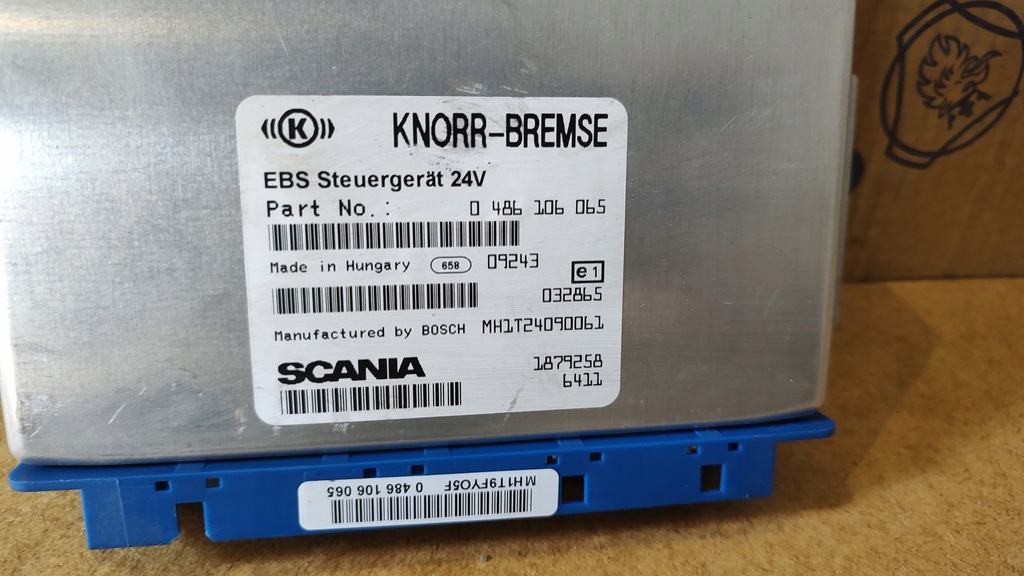 фото №2, Блок керування модуль ebs scania r