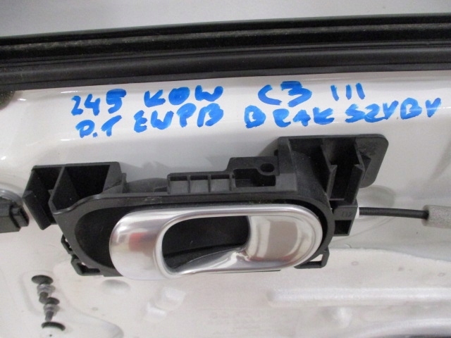 фото №14, Citroen c3 iii дверь правое задние ewpb