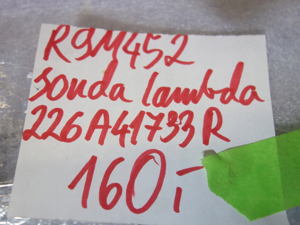 фото №2, Датчик лямбда-зонд 1.6 dci biturbo r9m452 renault trafic iii talisman