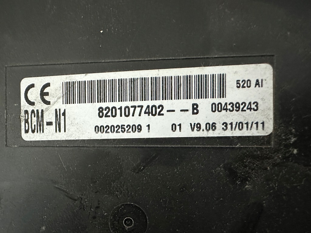 фото №5, Renault kangoo ii iii модуль bcm 8201077402-b