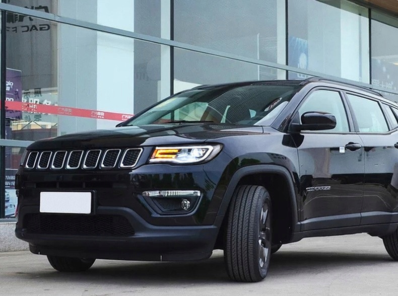 Модуль фары автомобильных full led к лампа czołowych jeep compass 2017-2019 drl Цена