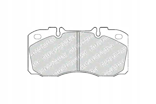 фото №1, Delphi lp2138 набір гальмівних колодок гальмівних, гальма дискові
