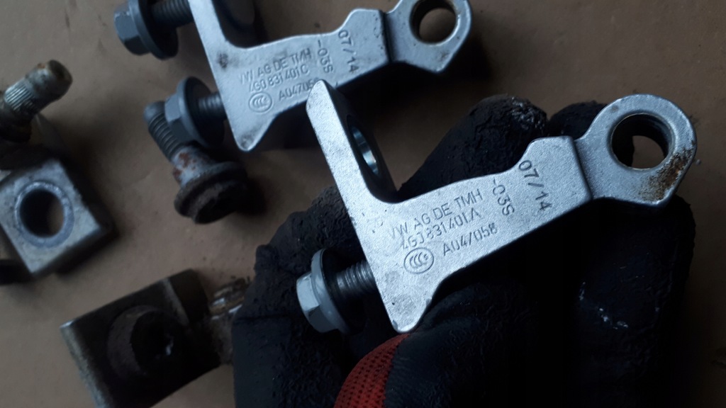 фото №6, A6 c7 4g петля двері петлі лівий задня lx7w 2x