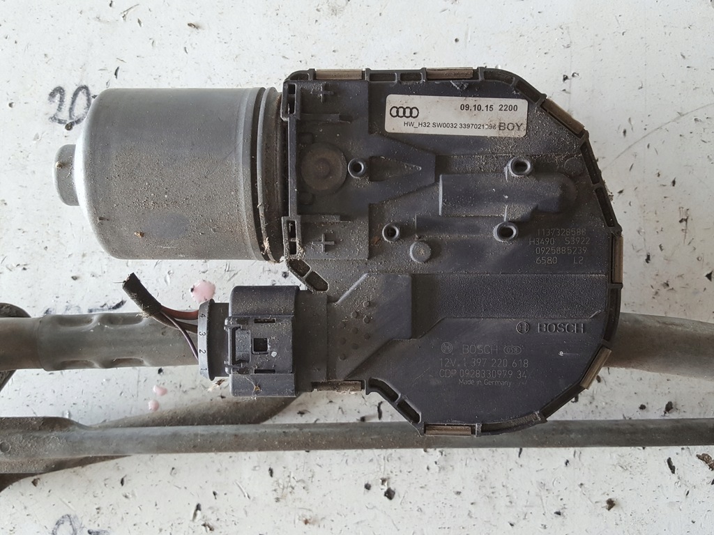 фото №5, Audi оригинальный номер 4h1955023b механизм дворник