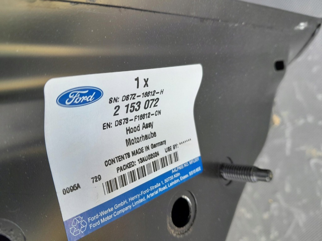 Ford mondeo mk5 15- капот перед передняя оригинал Киев