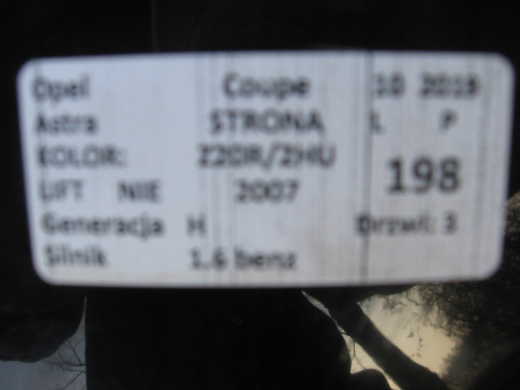 фото №5, Крышка багажника задняя z20r z2hu opel astra h