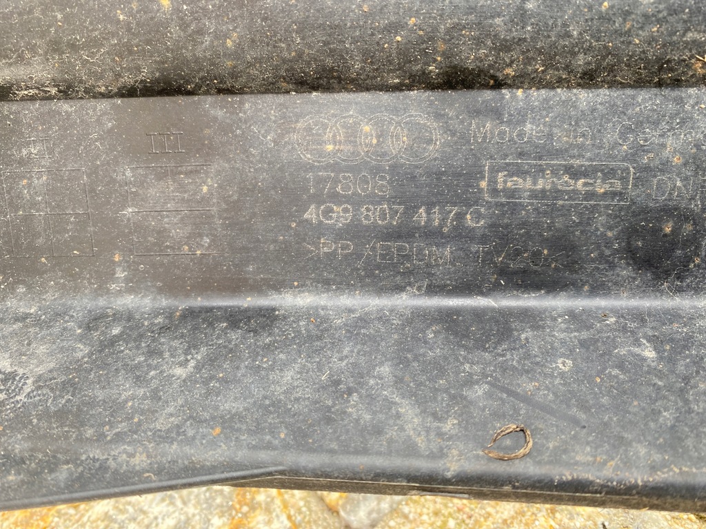 фото №16, Audi a6 c7 lift 4g9 бампер накладка задняя allroad 4g9807417c оригинал