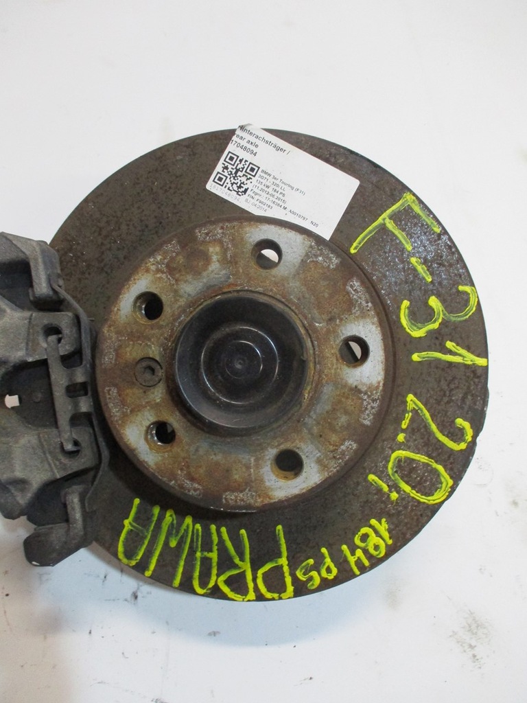 фото №4, Поворотный кулак bmw 3 f30 2,0i левая