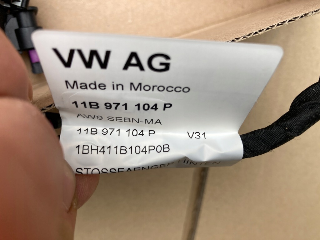 фото №6, Vw id.4 джгут бампера задня nowa orygi.