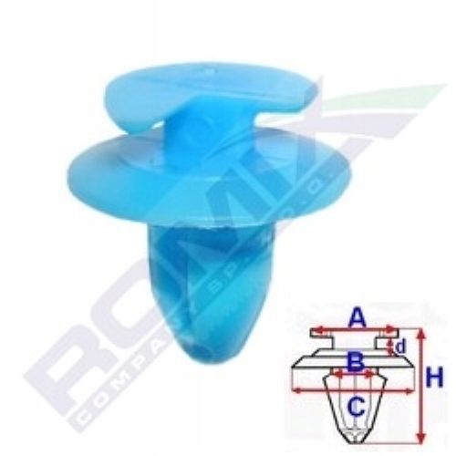 фото №2, Клипса обивка дверь do alfa romeo 164 75