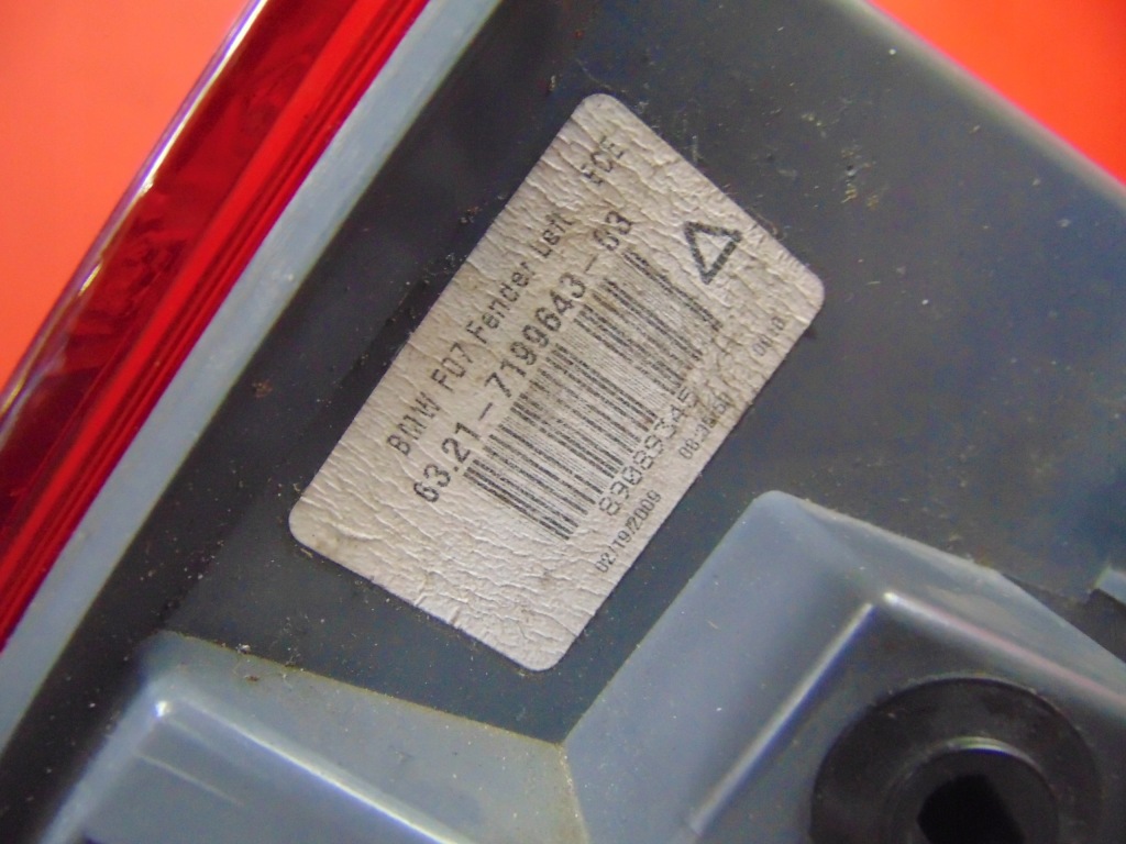 фото №11, Bmw 5 gran turismo gt f07 09-12 лампа левая задняя задняя 7199643