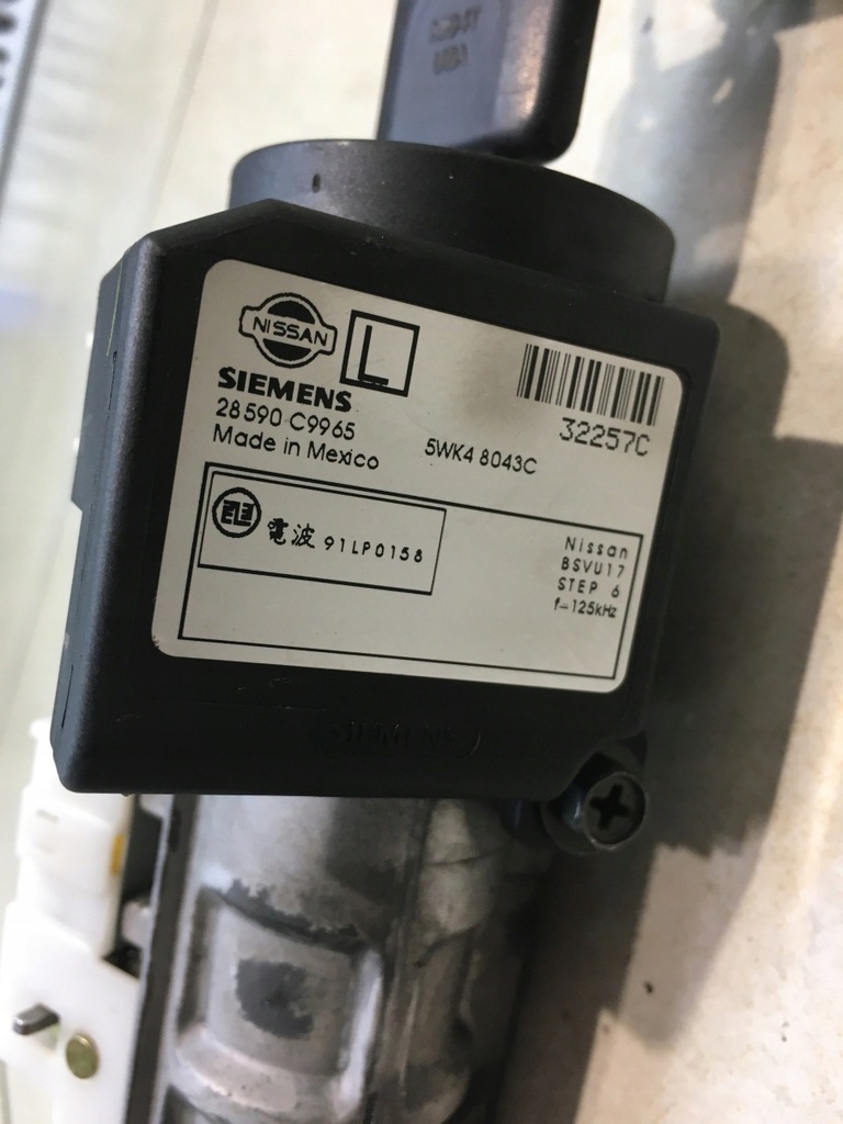 фото №5, Замок зажигания ключ nissan murano i z50 3.5 v6 28590c9965