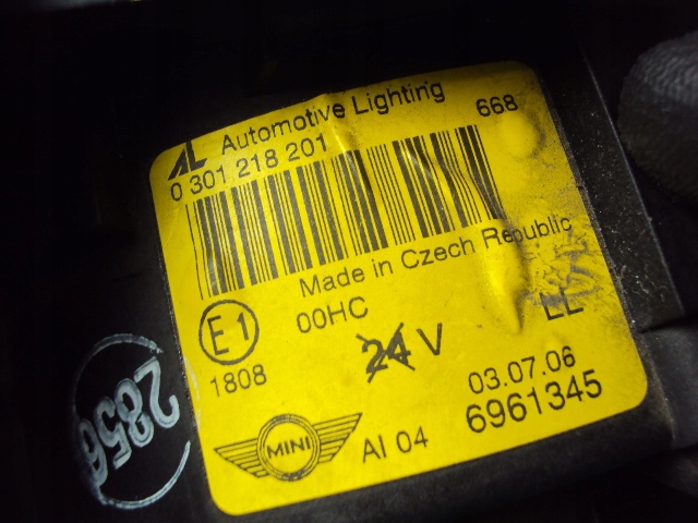 фото №5, Лампа левый перед mini r50 lift fl 04-06