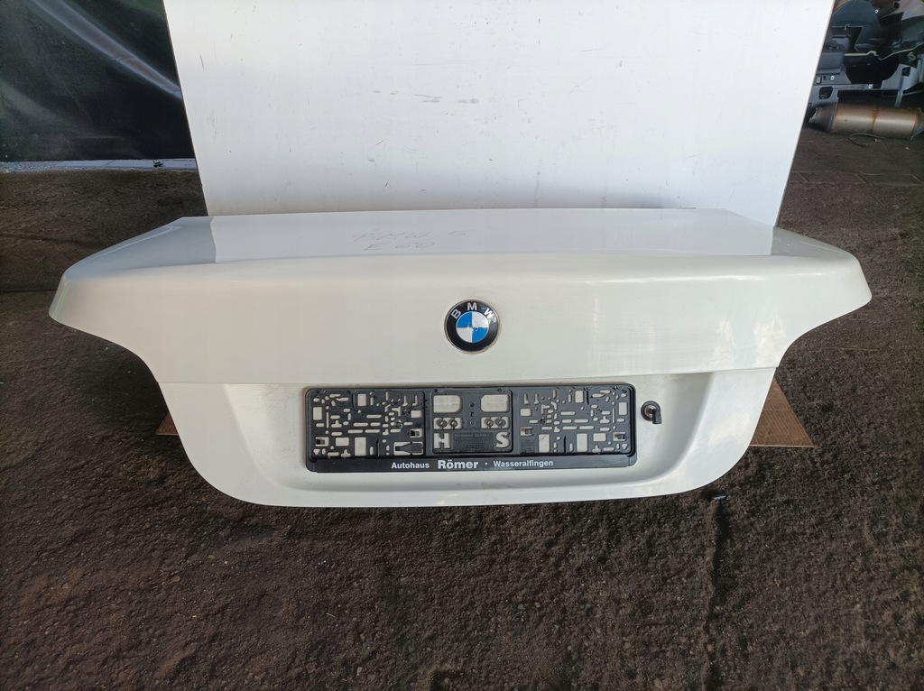 фото №1, Кришка багажника задня задня багажника bmw 5 e60 sedan білий