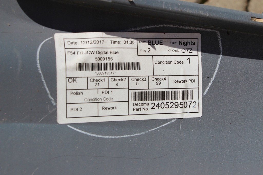 фото №10, Mini works jcw f54 clubman бампер перед 2015-22