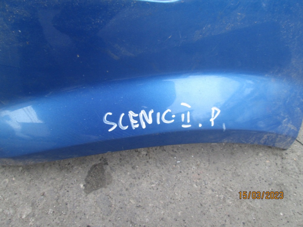 фото №4, Бампер передний renault scenic ii 03-05 niebieski