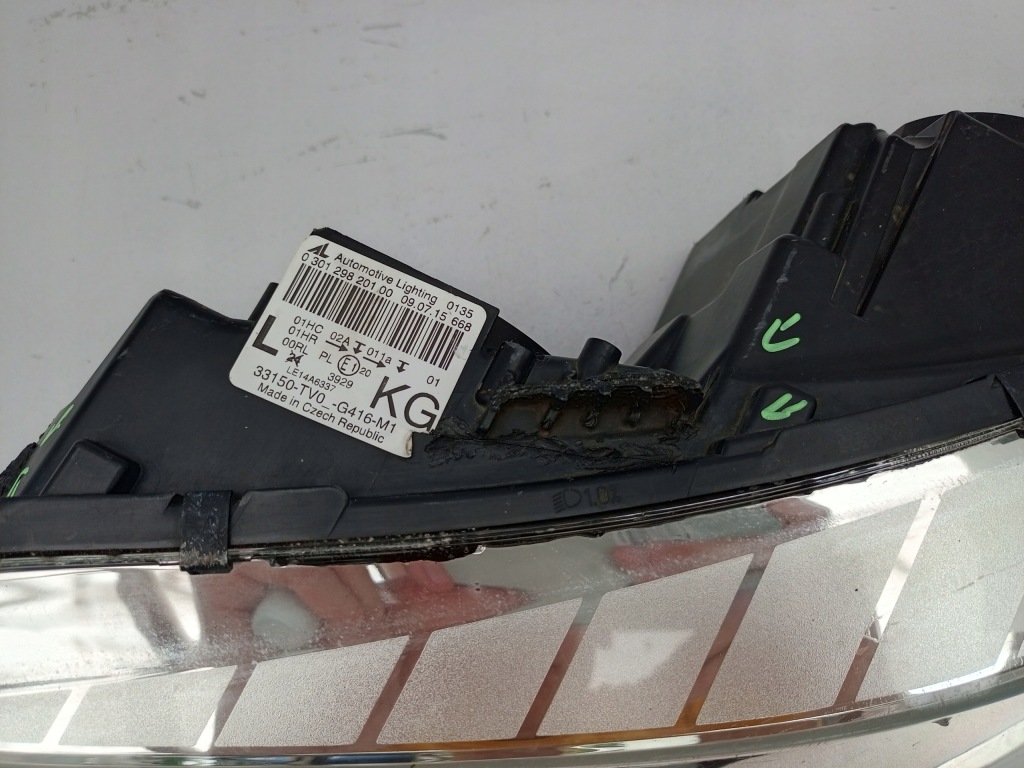 Honda civic ix рестайлінг  15- фара передня ліва лівий перед 33150-tv0-g416-m1 ÷ Доставка