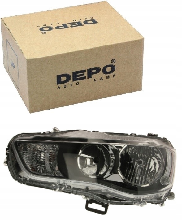 фото №1, Фара лампа передняя левая mitsubishi outlander ii 2.0/2.2/2.4 2006-12