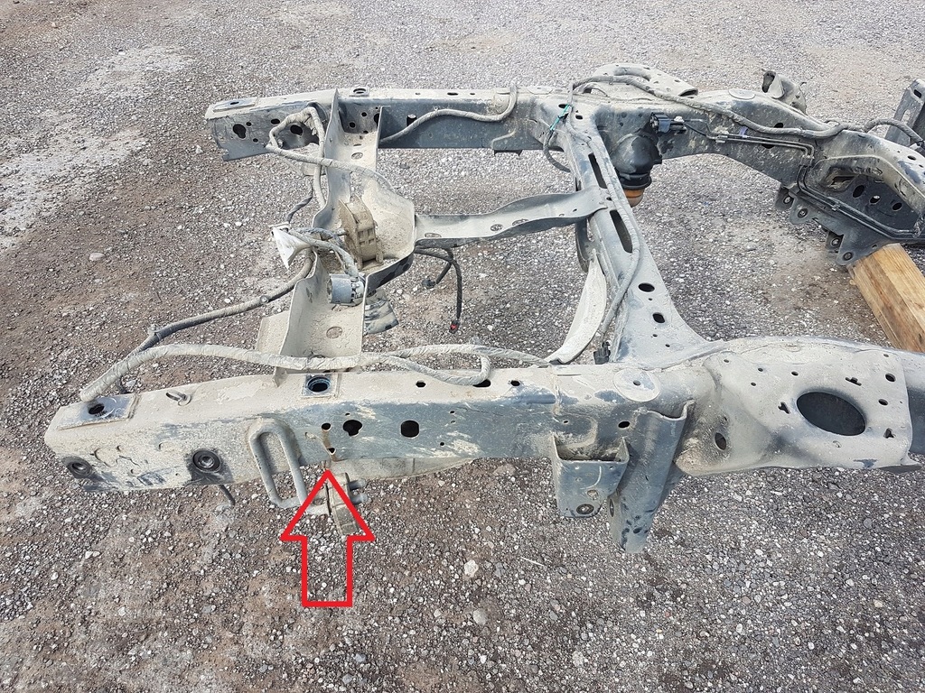 фото №13, Dodge ram 09-17 рама опорний 4x2 перед задня 5,7 hemi