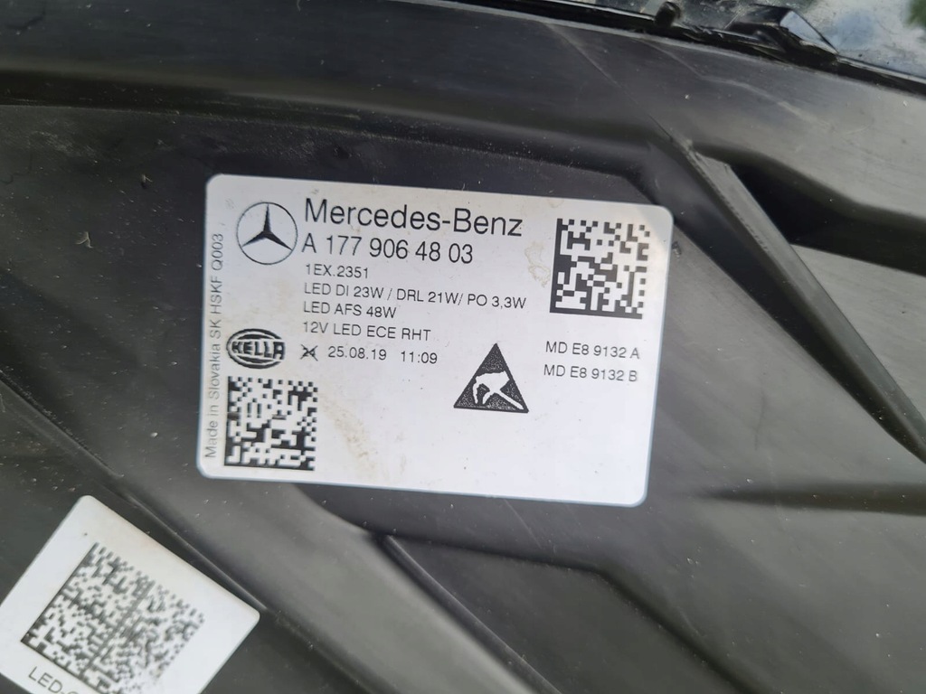 фото №16, Mercedes a klasa w177 177 лампи full led performance 1779064703 1779064803