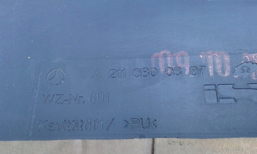фото №16, Mercedes-benz оригинальный номер a2116800687