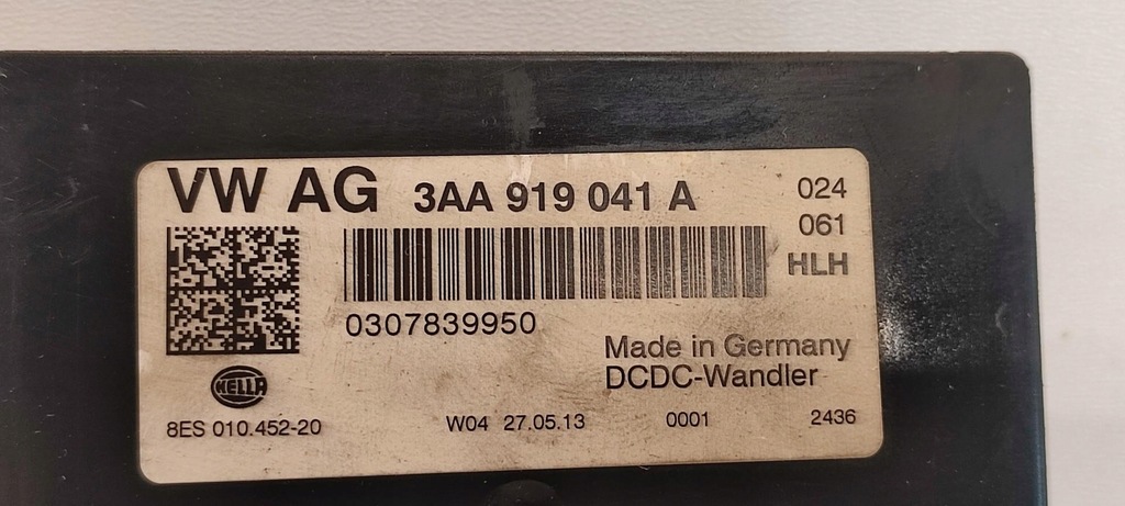 фото №3, Vw tiguan стабілізатор напруги 3aa919041a